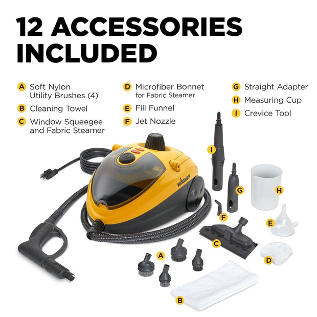 AutoRight Wagner Spraytech SteamMachine Multi-Purpose Steam Cleaner, 11 Accessories Included, Steamer, Steam Cleaners, Steamer for cleaning, Power Steamer - JNR Products