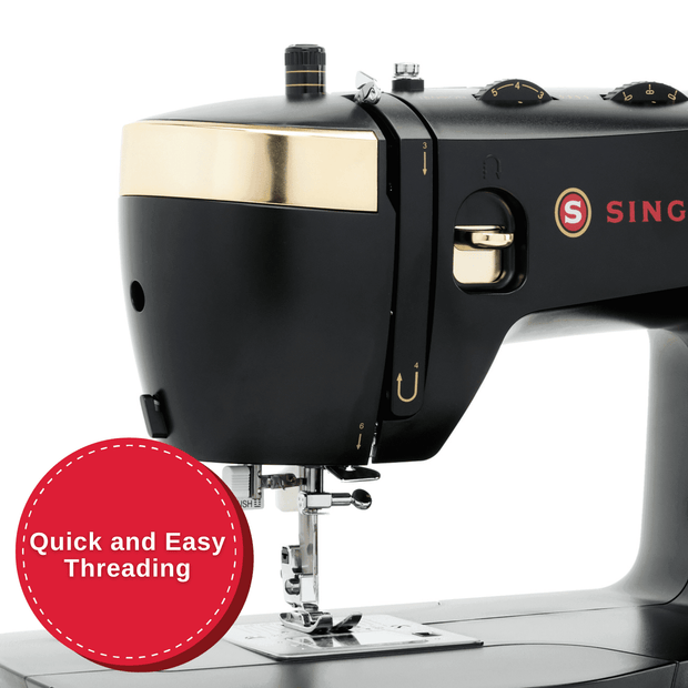 SINGER® HD500 Classic Sewing Machine, Black & Gold - JNR Products