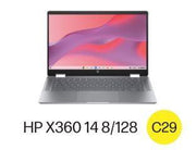 HP Chromebook Plus x360 14 inch FHD IPS Touch 2-in-1 Laptop with Google AI Intel Core i3-N305 8GB RAM 128GB UFS Meteor Silver - JNR Products