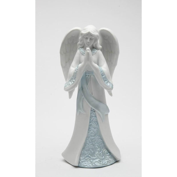 Ceramic Praying Angel Figurine Home Decor Religious Decor Religious Gift Church Decor - JNR Products