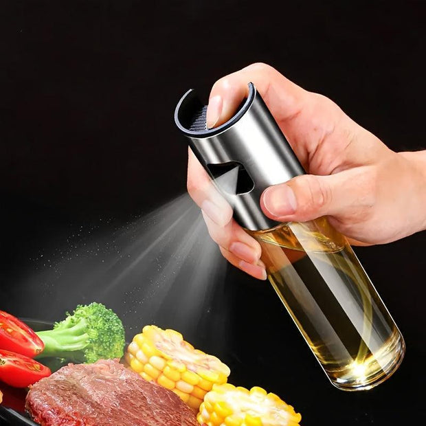 2pcs Kitchen Oil Sprayer, Glass Oil Sprayer Mister, Household Oil Spray for Salad BBQ Kitchen Baking Roasting, Kitchen Stuff, Kitchen Gadgets - JNR Products