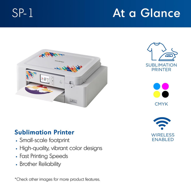 Brother SP1 Sublimation Printer, High-Quality with Wireless Features - JNR Products