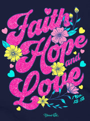 T-Shirt Faith Hope And Love - JNR Products