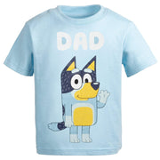 Bluey Bandit Dad Mens Matching Family T-Shirt Blue X-Large - JNR Products