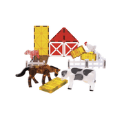 MAGNA-TILES Farm Animals 25-Piece Magnetic Construction Set, The ORIGINAL Magnetic Building Brand - JNR Products