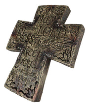 Rustic Bible Verse Numbers 6:24 May The Lord Bless You And Keep You Wall Cross - JNR Products