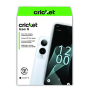 Cricket Wireless Icon 6, 64GB, Cloud White - Prepaid Smartphone - JNR Products