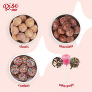 Rise by Dash Donut Bite Maker, Pink - Makes 9 Donut Bites - 4 in x 9.1 in - 2.6 lbs. - JNR Products