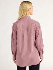 Free Assembly Women’s Button Front Boxy Cotton Tunic Shirt with Long Sleeves, Sizes XS-XXL - JNR Products