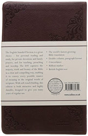 Holy Bible: English Standard Version (Esv) Anglicised Chestnut Ornamental Thinline Edition - JNR Products