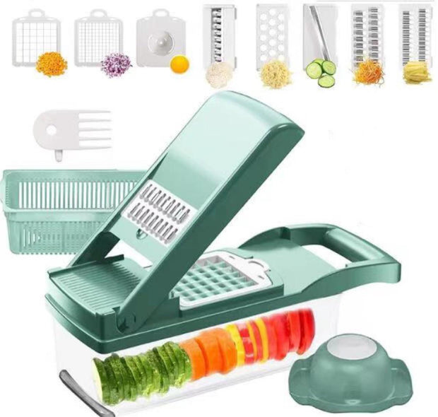 12 In 1 Manual Vegetable Chopper Kitchen - JNR Products