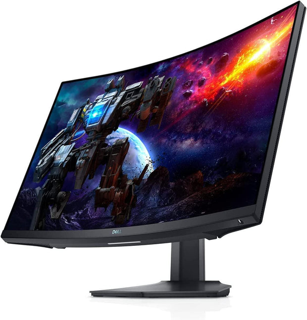 Dell Curved Gaming Monitor 27 Inch Curved with 165Hz Refresh Rate, QHD (2560 x 1440) Display, Black - S2722DGM with Screen Cleaning Kit - JNR Products