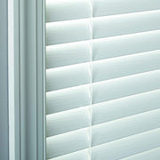 Better Homes & Gardens 2" Cordless Faux Wood Horizontal Blinds, White, 35" W x 64" L - JNR Products