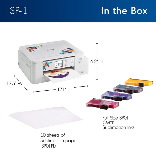 Brother SP1 Sublimation Printer, High-Quality with Wireless Features - JNR Products