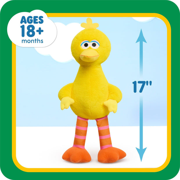 Sesame Street Large Plush Big Bird Baby and Toddler Toys - JNR Products