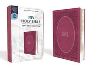 NIV, Holy Bible, Soft Touch Edition, Imitation Leather, Pink, Comfort Print, (Hardcover) - JNR Products