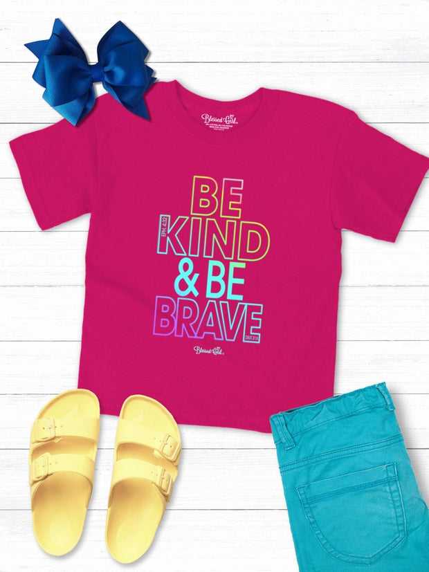 T-Shirt Be Kind & Be Brave - JNR Products