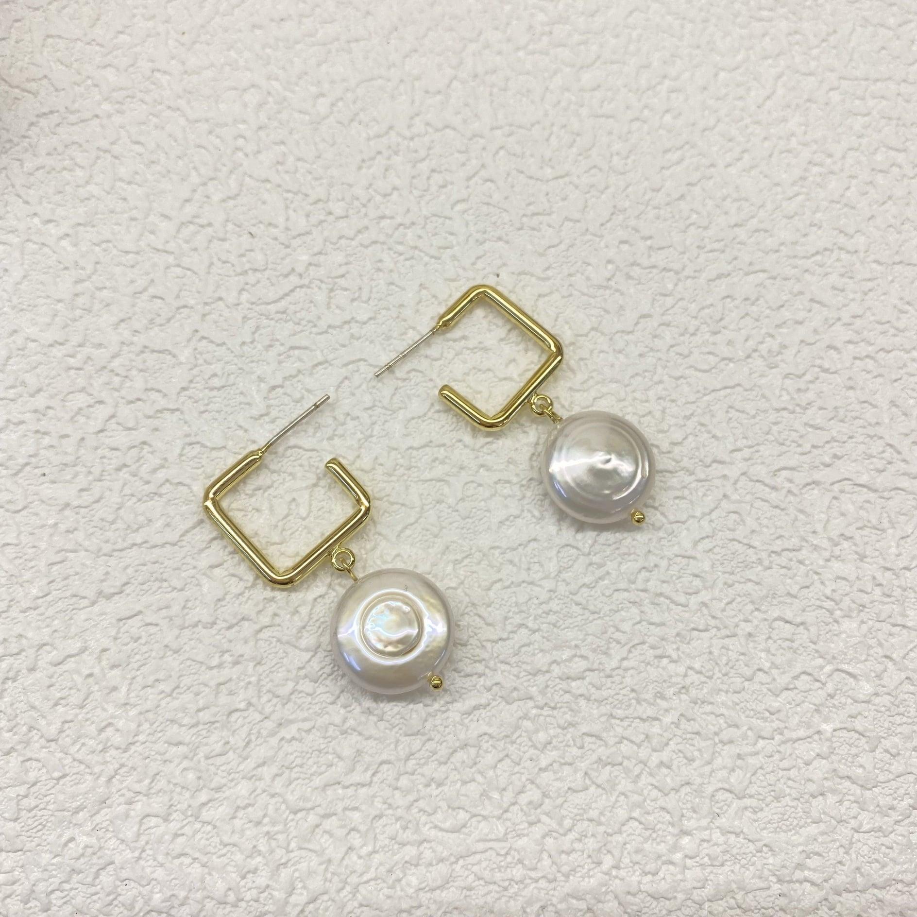 Real Pearl Earrings advanced materials counters simple quality simple design jewelry set - JNR Products