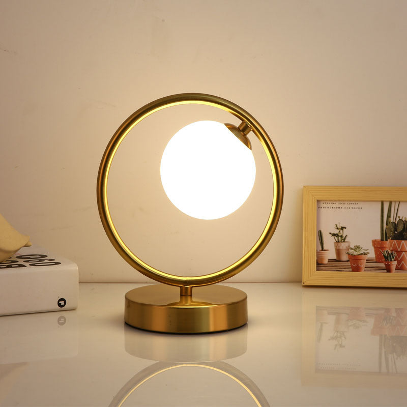 Table lamp decoration post-modern Nordic reading eye protection Golden Living room room bedside large quantity from the best one