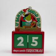 Dr. Seuss' How the Grinch Stole Christmas Red Countdown Christmas Countdown Calendar by Ruz - JNR Products