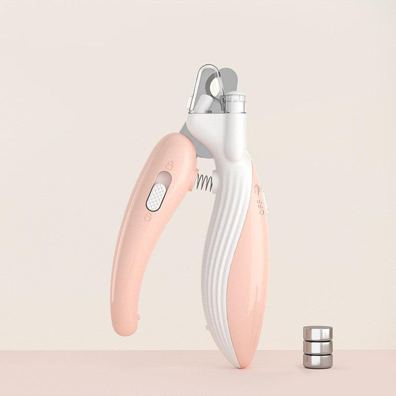 Pet Nail Clippers Dog Nail Clippers Cat Nail Clippers LED Electric Nail Grinder Pet Supplies LED Light Pet Nail Clippers - JNR Products