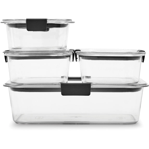 Rubbermaid Brilliance 10 Piece Tritan Stain-Proof Food Storage Variety Set - JNR Products