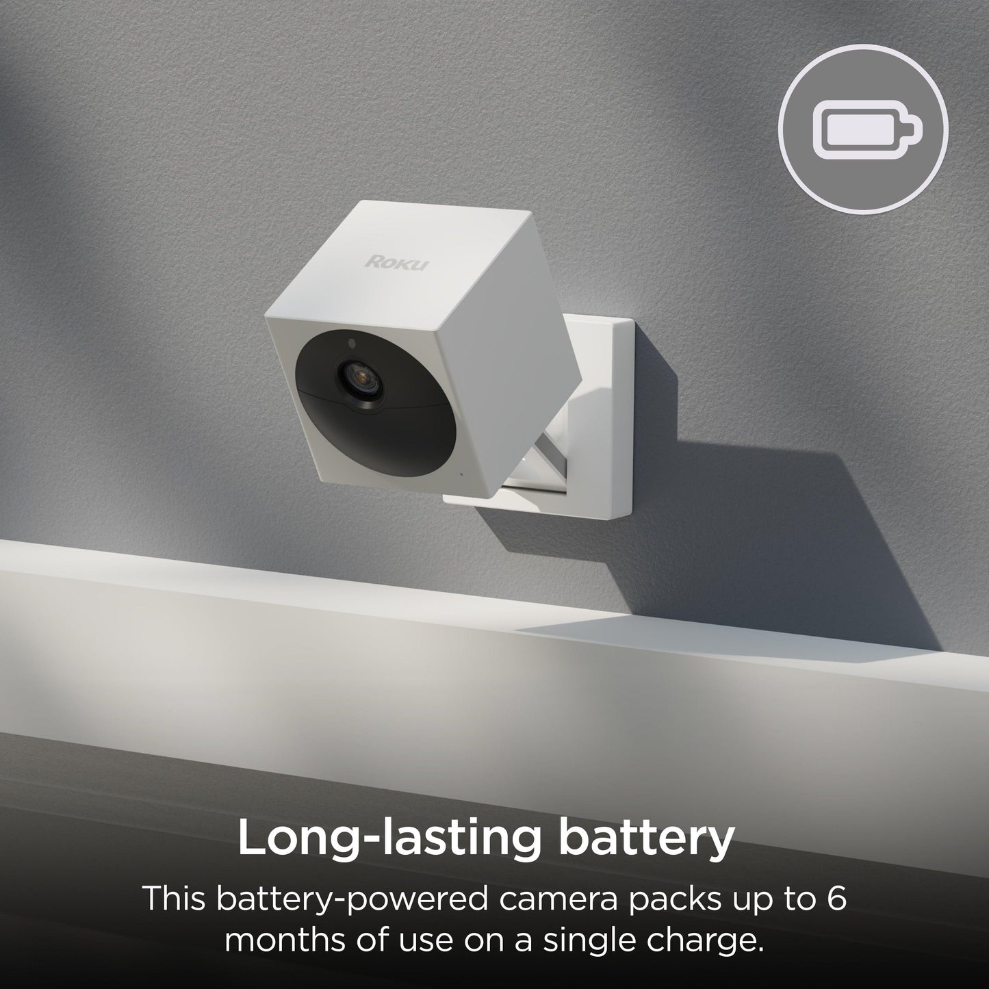 Roku Smart Home Outdoor Camera Battery-Powered Wi-Fi®-Enabled Add-on Wi-Fi®-Connected Wireless Security Surveillance Camera with Motion Detection, Base Station Not Included - JNR Products