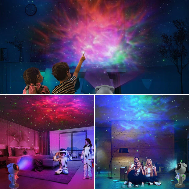 DAYBETTER Star Projector Galaxy Night Light,Astronaut Space Projector with Remote and Bluetooth Speaker,Kids Room Decor Aesthetic - JNR Products