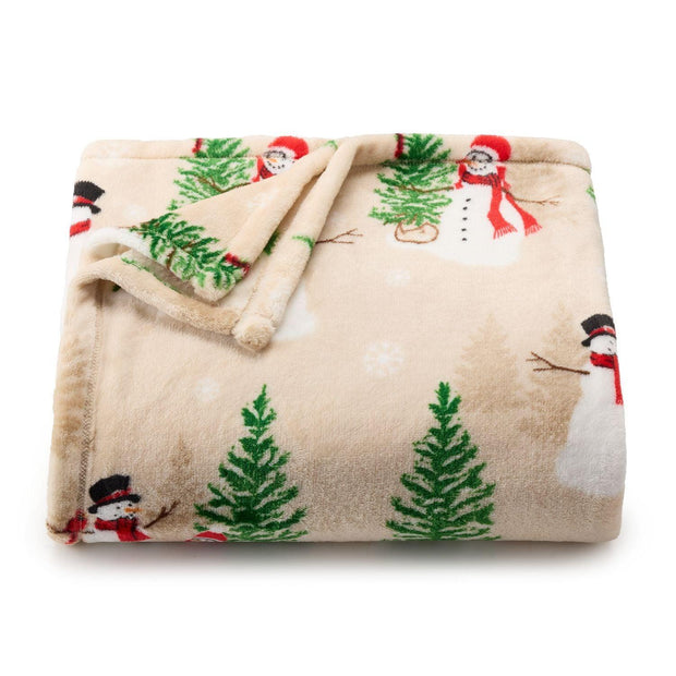 The Big One® Holiday Oversized Supersoft Plush Throw Blanket - JNR Products