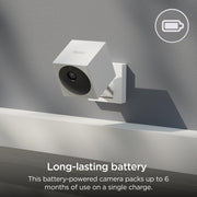 Roku Smart Home Outdoor Camera SE Wi-Fi - Connected Security Surveillance Camera with Motion Detection, Remote Monitoring, and Long-Lasting Battery - JNR Products