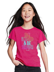 T-Shirt Be Kind & Be Brave - JNR Products