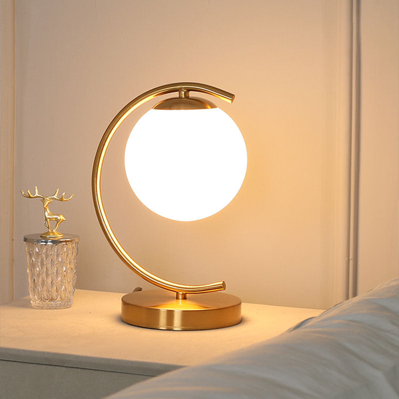 Table lamp decoration post-modern Nordic reading eye protection Golden Living room room bedside large quantity from the best one