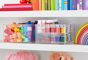 The Home Edit 8 Piece Multipurpose Edit, Plastic Storage Organizing System, Clear - JNR Products