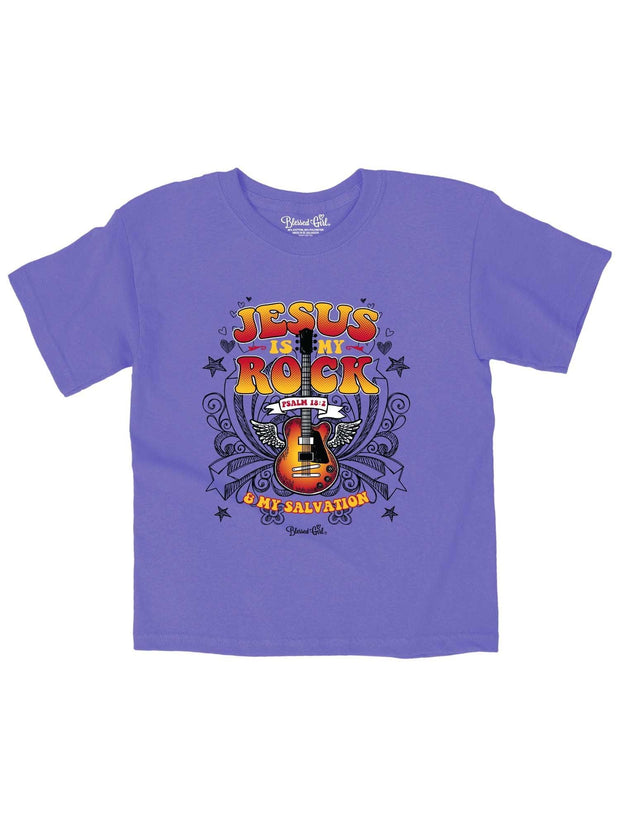 Kids T-Shirt Jesus is My Rock - JNR Products