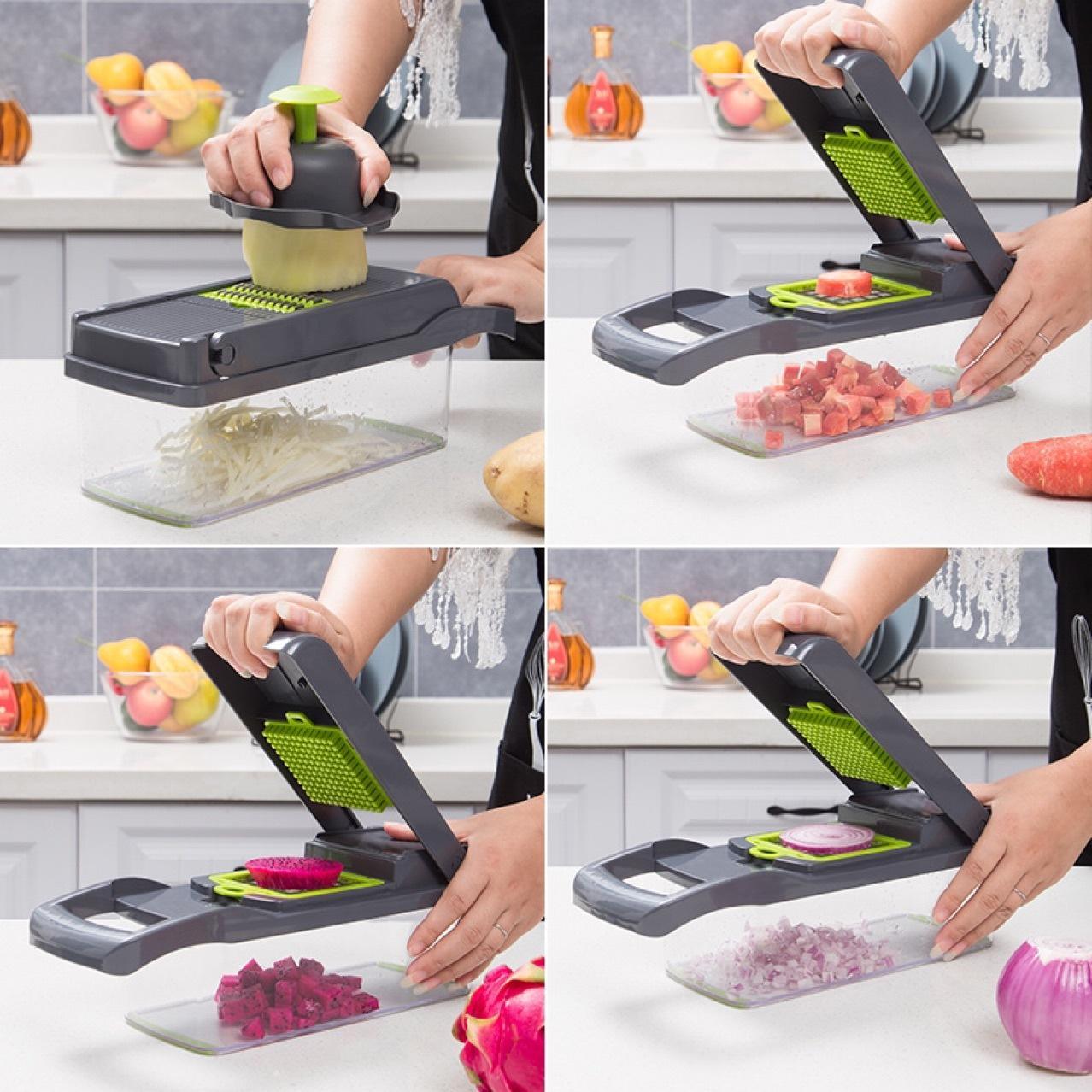 12 In 1 Manual Vegetable Chopper Kitchen