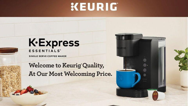 Keurig K-Express Essentials Matte Black Single-Serve K-Cup Pod Coffee Maker - JNR Products