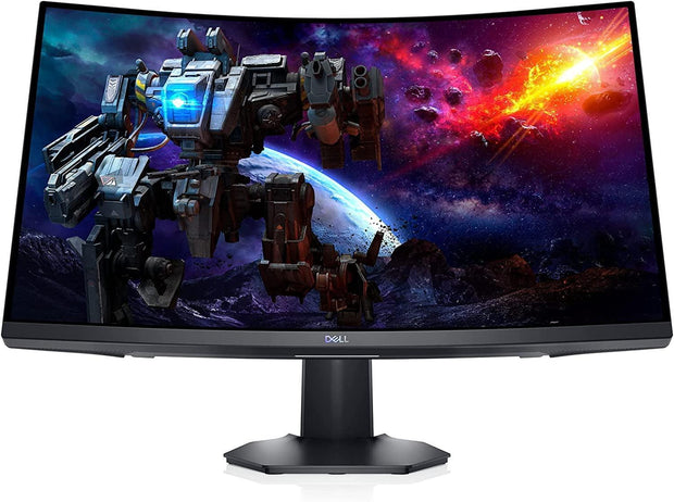 Dell Curved Gaming Monitor 27 Inch Curved with 165Hz Refresh Rate, QHD (2560 x 1440) Display, Black - S2722DGM with Screen Cleaning Kit - JNR Products