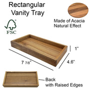 Acacia Wood Bathroom Accessory Set Collection - JNR Products