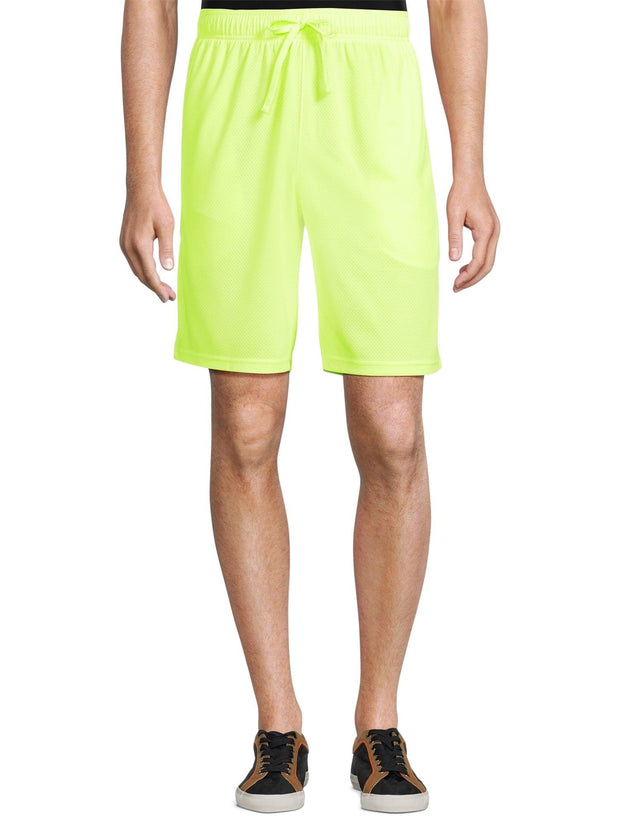 Athletic Works Men's and Big Men's Active Mesh Shorts, 9" Inseam, Sizes XS-5XL - JNR Products