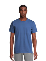 Athletic Works Men's and Big Men's Cotton Pocket Tee, Sizes XS-5XL - JNR Products