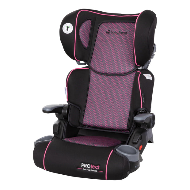 Folding High Back Booster Car Seat - Mars Red - Red - JNR Products