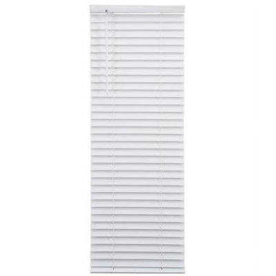 Better Homes & Gardens 2" Cordless Faux Wood Horizontal Blinds, White, 35" W x 64" L - JNR Products