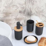 Padang Bathroom Accessories Set Bamboo - JNR Products