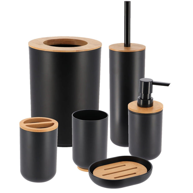 Padang Bathroom Accessories Set Bamboo - JNR Products