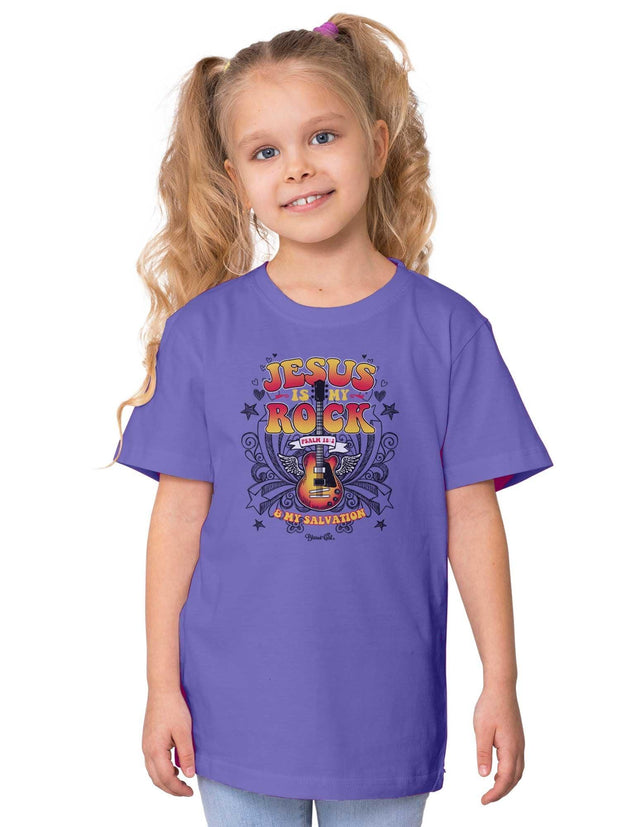 Kids T-Shirt Jesus is My Rock - JNR Products