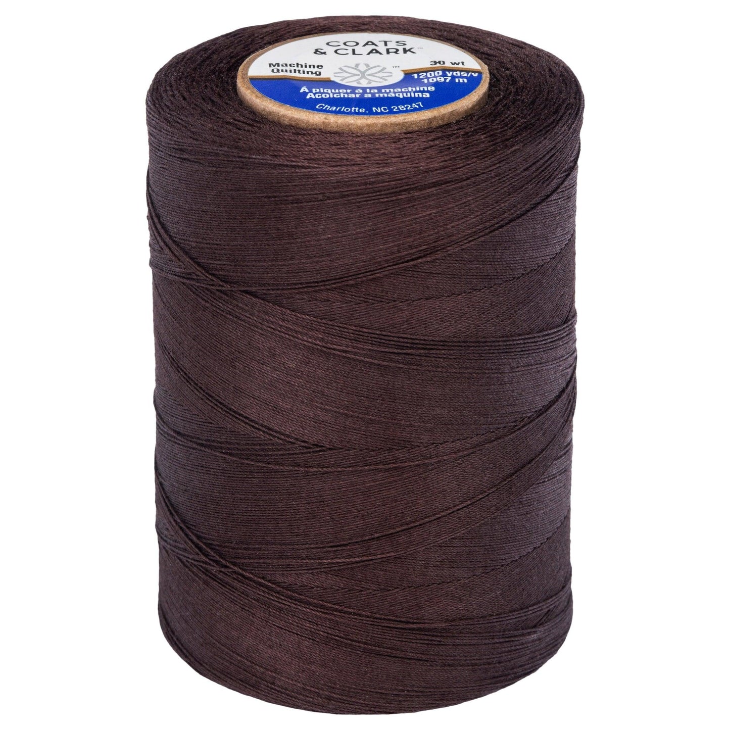 Coats & Clark 100% Cotton Sewing Thread, 1200 yd Size 50, Natural - JNR Products