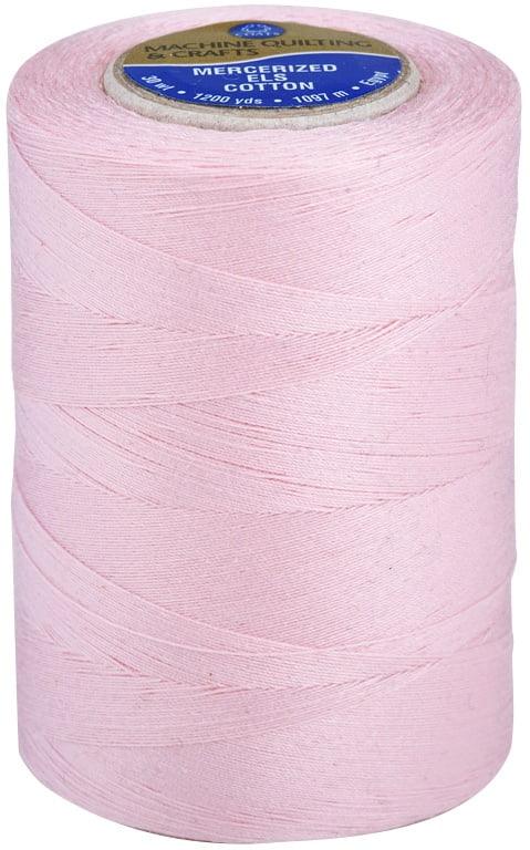 Coats & Clark 100% Cotton Sewing Thread, 1200 yd Size 50, Natural - JNR Products