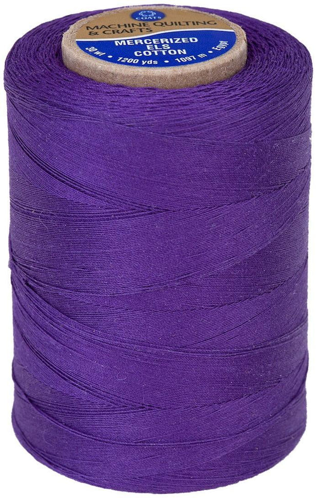 Coats & Clark 100% Cotton Sewing Thread, 1200 yd Size 50, Natural - JNR Products