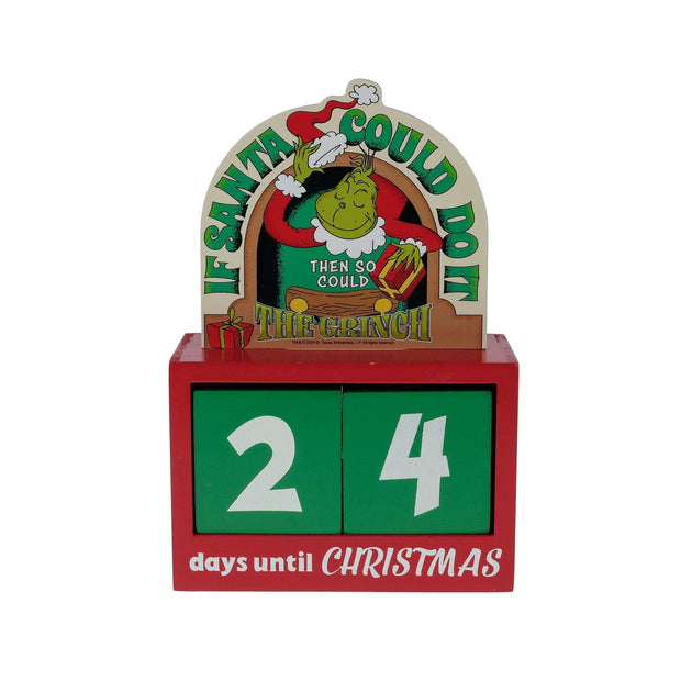 Dr. Seuss' How the Grinch Stole Christmas Red Countdown Christmas Countdown Calendar by Ruz - JNR Products