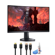 Dell Curved Gaming Monitor 27 Inch Curved with 165Hz Refresh Rate, QHD (2560 x 1440) Display, Black - S2722DGM with Screen Cleaning Kit - JNR Products